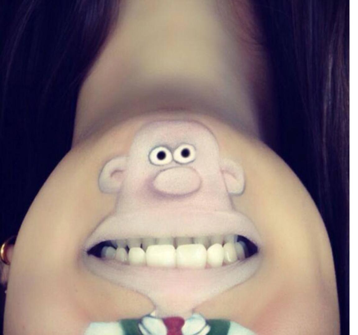 24 лучших персонажей нарисованных на губах