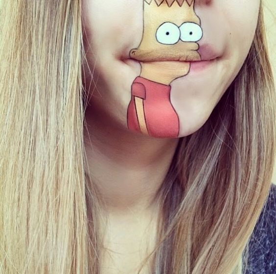 Барт Симпсон. Я же говорю губы любят Симпсонов :)