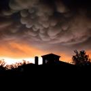 Облака действительно похожи на вымя