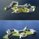 Остров на озере Лох-Дерг в Ирландии