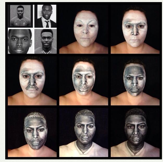 Фото Мария Мэлоун в роли чернокожего футболиста из раздела  /