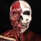 Фото Мария Мэлоун в виде скелета из раздела  /