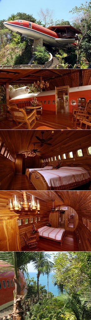 Жилище из упавшего в джунгли самолета? Отчего же нет?