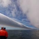 Валовое облако в океане