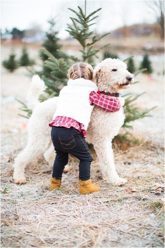 Фото Дети и собаки: обнимашки. Коллекция 51 супер милых фото из раздела  /