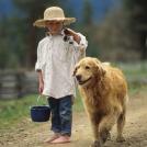 Фото Дети и собаки гуляют вместе (подборка из 24 фото) из раздела  /