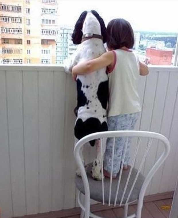 Фото Дети и собаки: обнимашки. Коллекция 51 супер милых фото из раздела  /