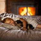 Фото Подборка из 21 милых фото: Спящие дети и собаки. Ми-ми-ми... из раздела  /