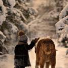 Фото Дети и собаки гуляют вместе (подборка из 24 фото) из раздела  /