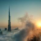 Бурдж-Халифа в облаках