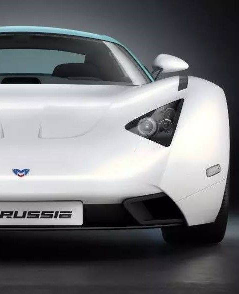 Фото Модель Marussia B1 бело-голубой вариант из раздела /