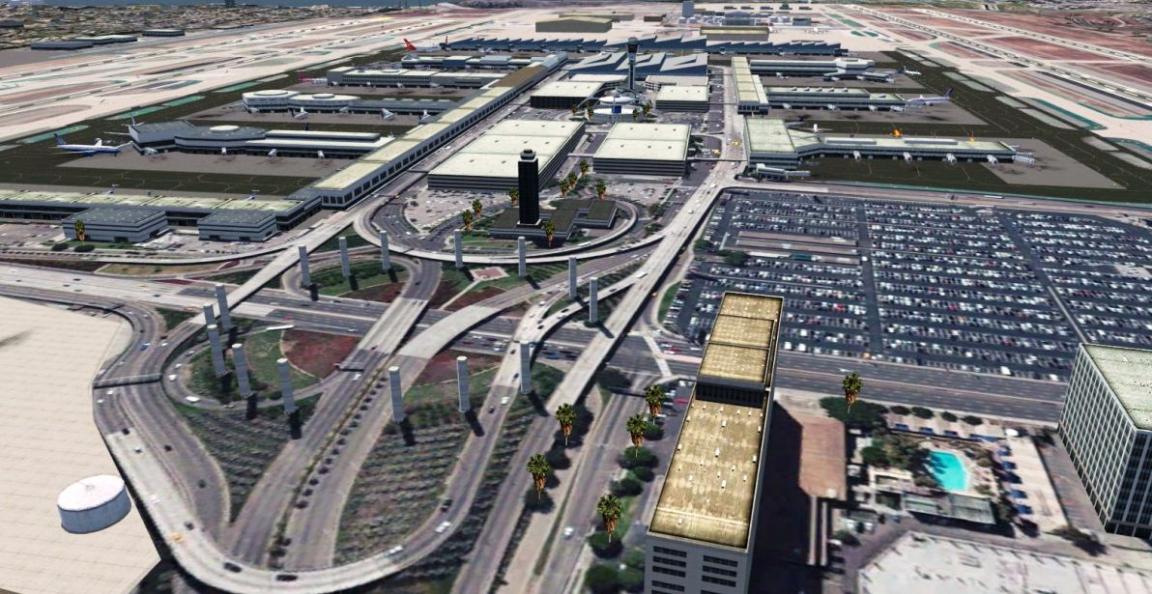 Фото 6. Международный аэропорт Лос-Анджелес из раздела /