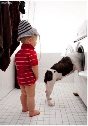 Нет, здесь тоже папа не спрятался