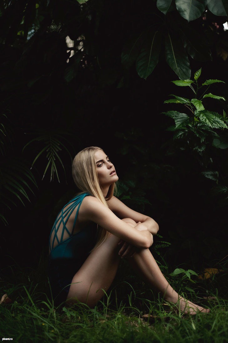 Сидя на природе