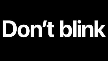 Новый рекламный ролик от Apple: Don't blink