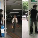 Фото Вооруженный мужчина прячущийся за столбом из раздела  /