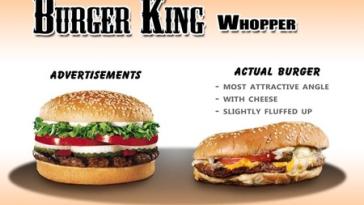 Бургер Кинг. Что на рекламе и что в жизни.