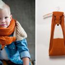 Фото Детский шарфик с лисичкой из раздела  /