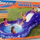 Детский надувной бассейн с горкой (в рекламе)