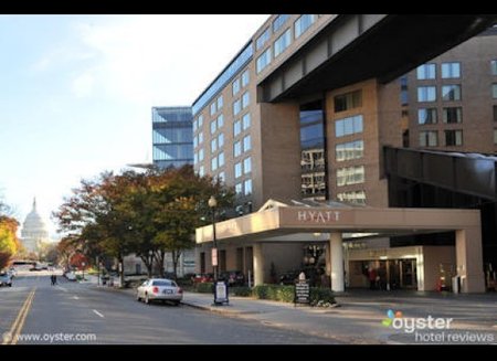 Отель Hyatt. Вашингтон (в реальной жизни)