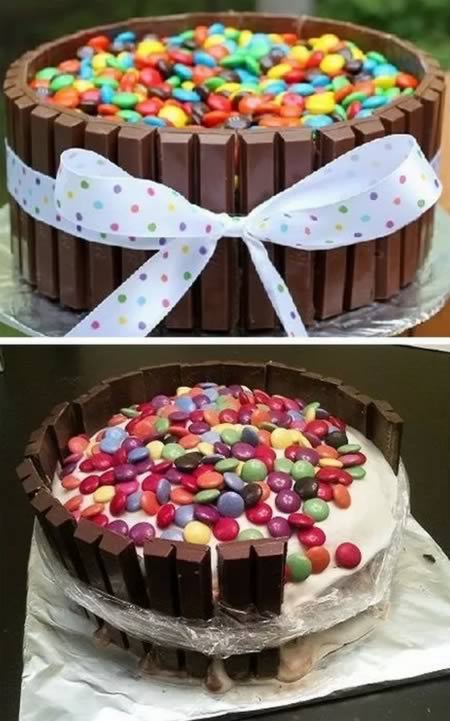 Торт из M&M's