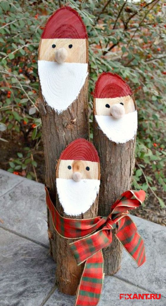 Фото Несколько фото идей, как можно украсить двор своего дома или сад к Новому году из раздела /