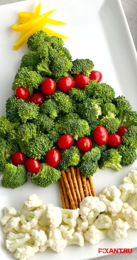 Фото Вегетарианская съедобная елка из раздела /