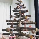 Елка сколоченная из палок