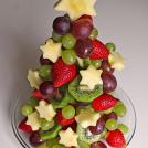 Фруктовая съедобная елка на Новый год