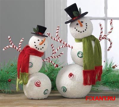 Идеи украшений на Новый Год своими руками