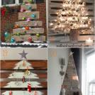 Новогодние елки своими руками из вторсырья и паллетов