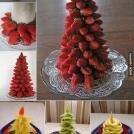 Огромное количество вариантов съедобных елок