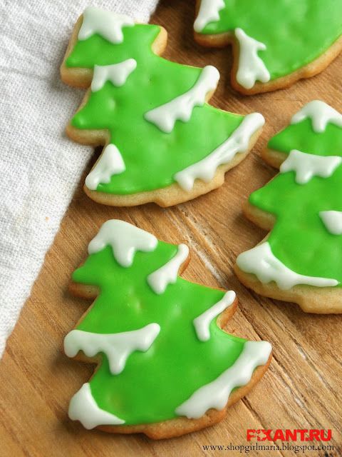 Печенье в форме елки