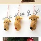 Украшения на новый год из шишек и орехов