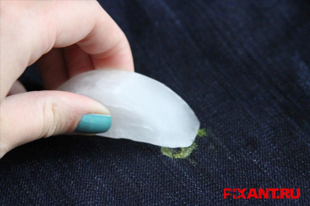 3. Очищение от жвачек