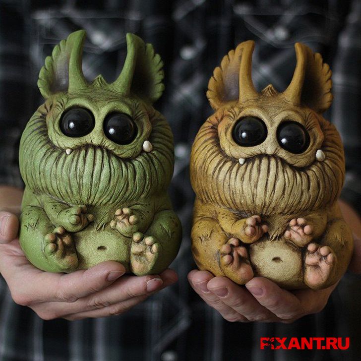 Забавные монстры Криса Риньяка (11 фото)