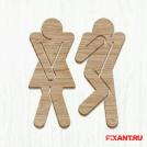 Фото Знаки обозначающие туалет в общественных местах по всему миру из раздела  /