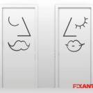 Фото Знаки обозначающие туалет в общественных местах по всему миру из раздела  /