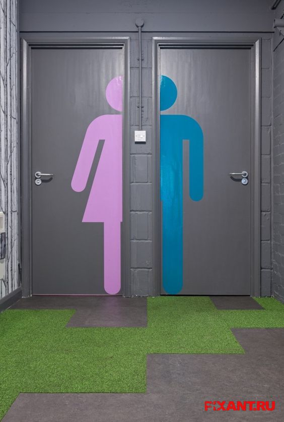 Фото Знаки обозначающие туалет в общественных местах по всему миру из раздела  /