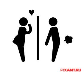 Фото Знаки обозначающие туалет в общественных местах по всему миру из раздела  /