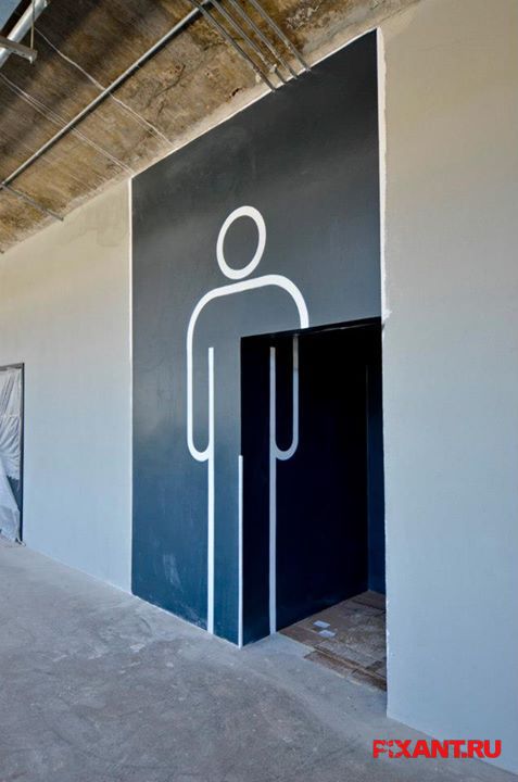 Фото Знаки обозначающие туалет в общественных местах по всему миру из раздела  /