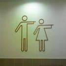 Фото Знаки обозначающие туалет в общественных местах по всему миру из раздела /