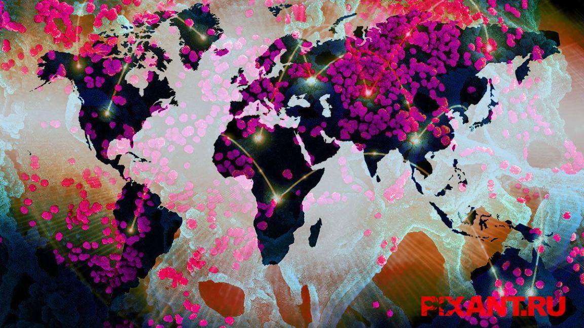 Распространение коронавируса по миру